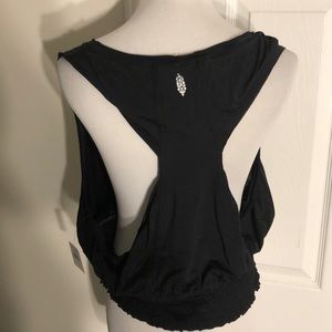 NWT Free People Cropped Racerback Tank Top Large